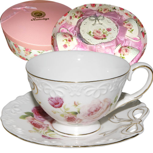 

Сервиз чайный 12 предметов Бант (240мл, бл.15см) 1шт 1711