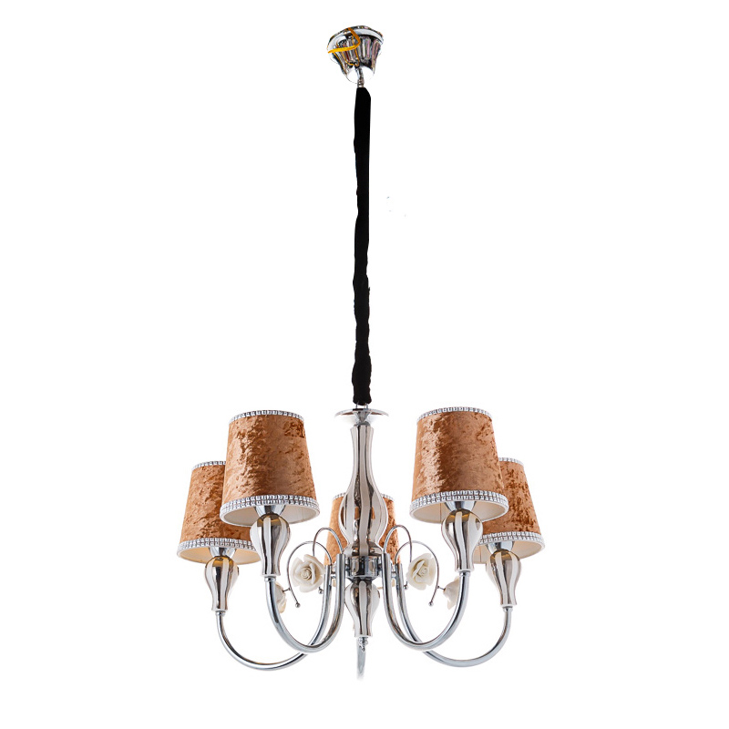 

Люстра підвісна з абажурами Light House ES-15852/5 хром