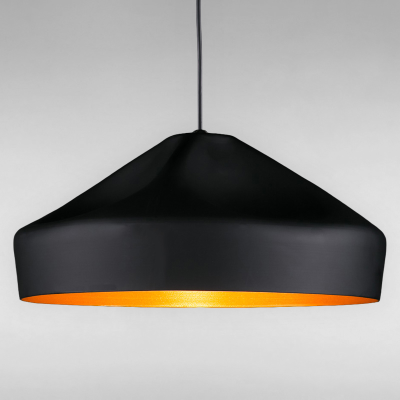 

Люстра підвісна Light House ES-15858 чорна з золотом