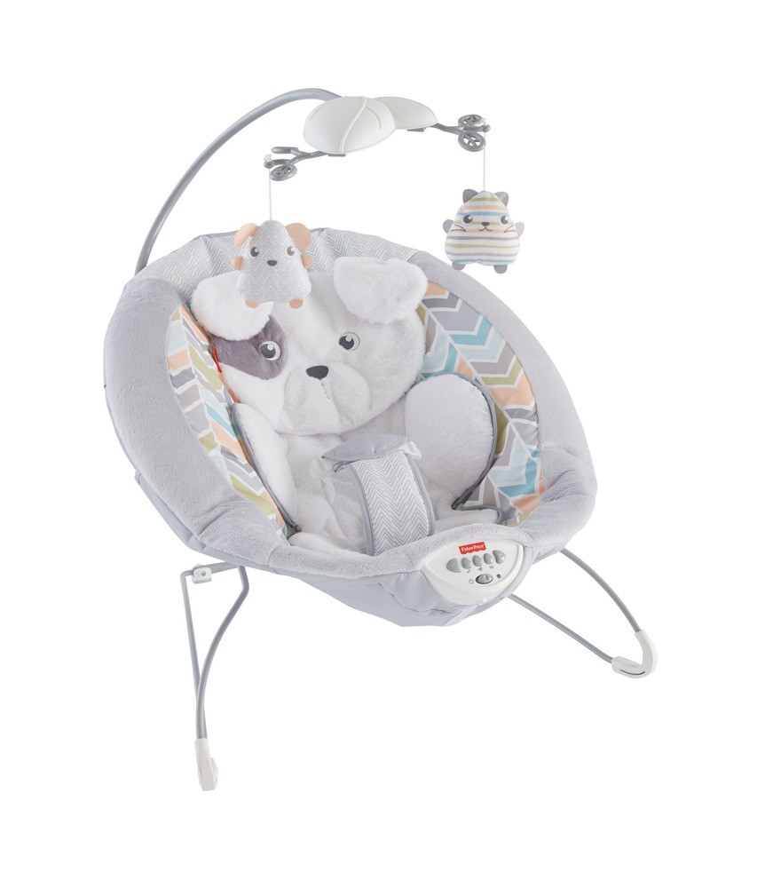 

Детский массажный шезлонг-качалка Fisher-Price Deluxe "Веселый щенок" GWD50