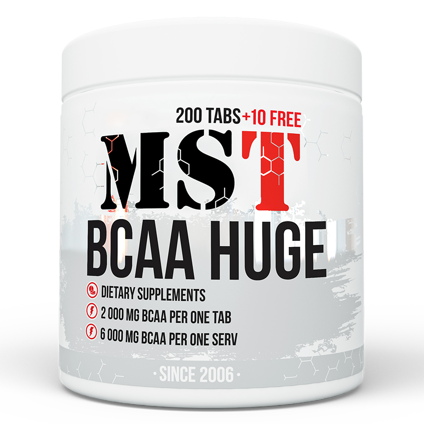 

Аминокислоты MST Nutrition BCAA Huge 210 таблеток
