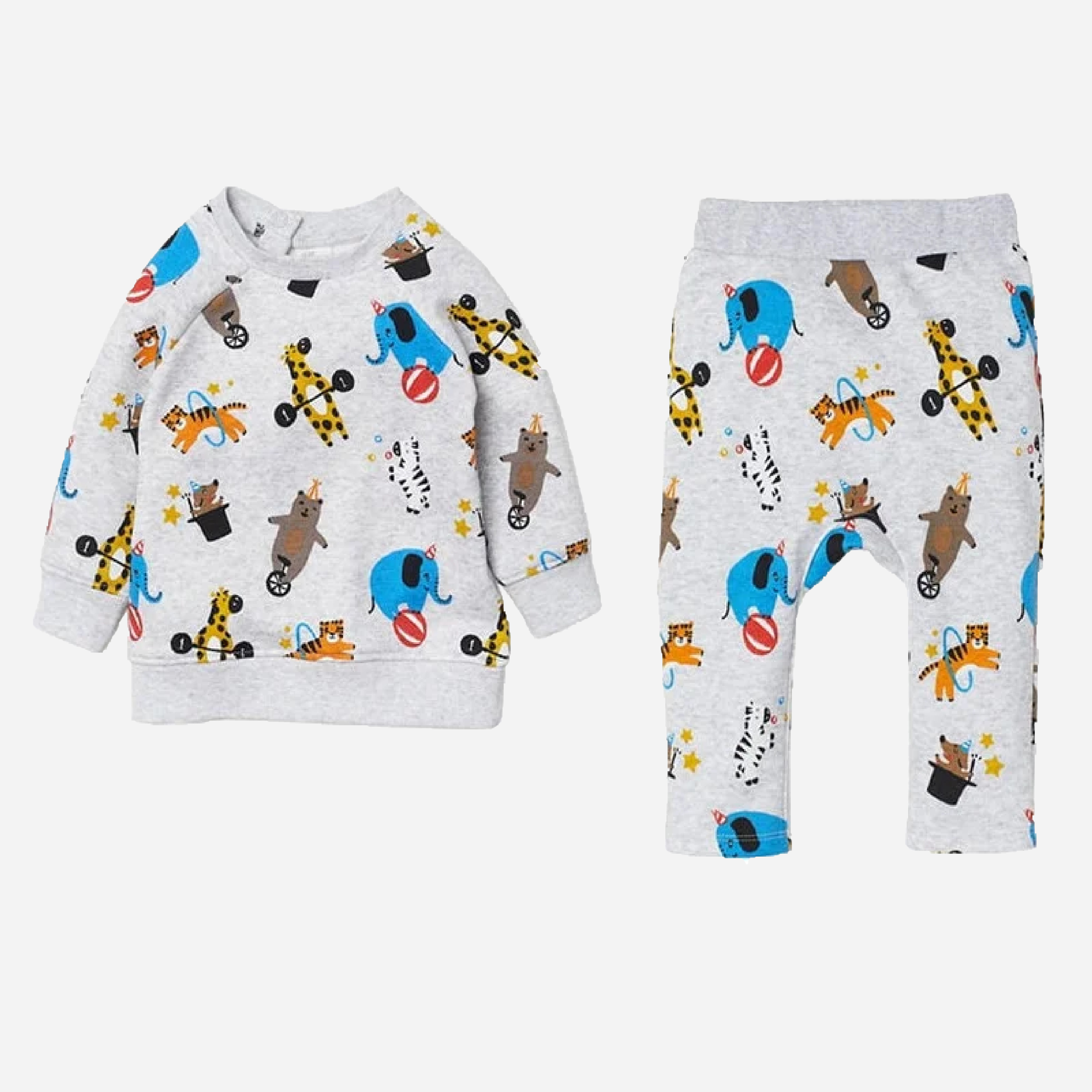 

Костюм (кофта + штаны) H&M 0652853-8 86 см Серый