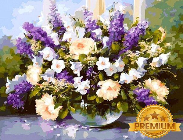 

Картина по номерам 40×50 см. Babylon Premium (цветной холст + лак) Аромат весны Художник Хайнц Шольнхаммер (NB 110)