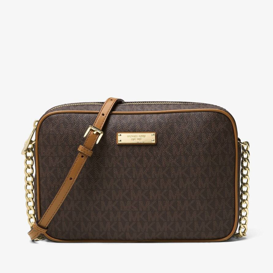 

Женская сумка из искусственной кожи Michael Kors Jet Set Lg Ew Crossbody 32S7GJSC7B-200 Коричневая