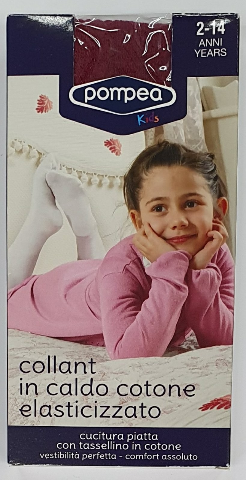

Колготки Pompea Kids 8-10 года, рост 134-140 см бордо, Италия, 46042