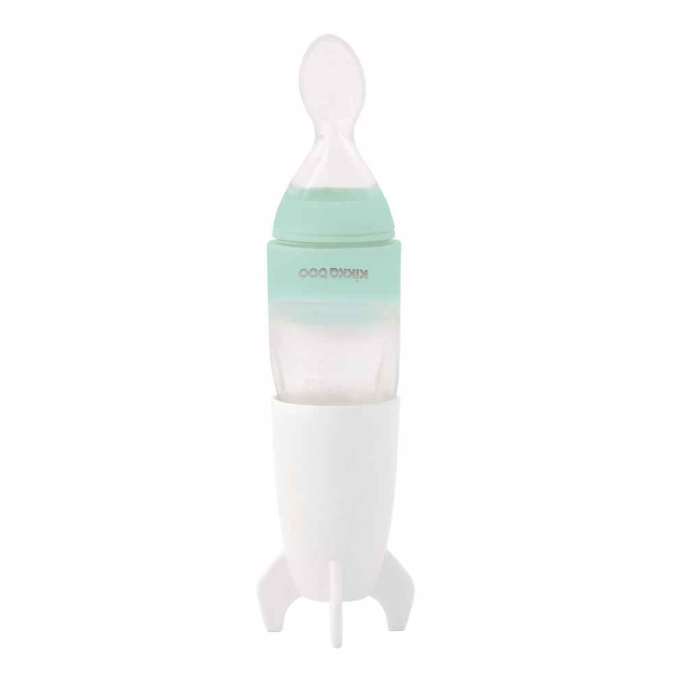 

Силиконовая Бутылочка С Ложечкой 90мл Kikka Boo Rocket Mint (31302020065)