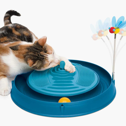 

Игрушка для кота круглый лабиринт с шариком и массажером Catit 3in1 Circuit Ball Toy with Catnip Massager Hagen BGL-HG-20