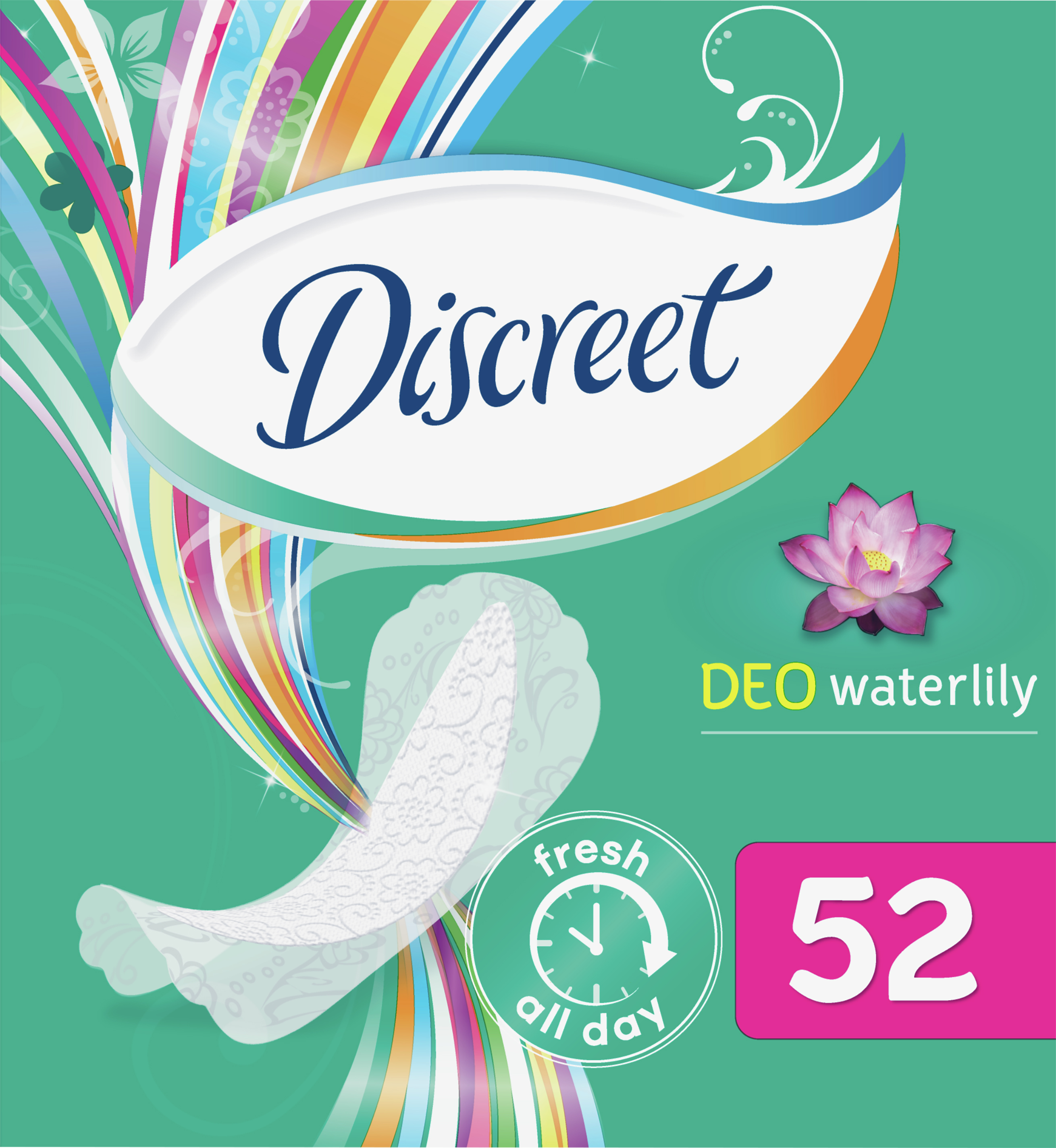 ROZETKA | Ежедневные прокладки Discreet Deo Waterlilly 52 шт ...