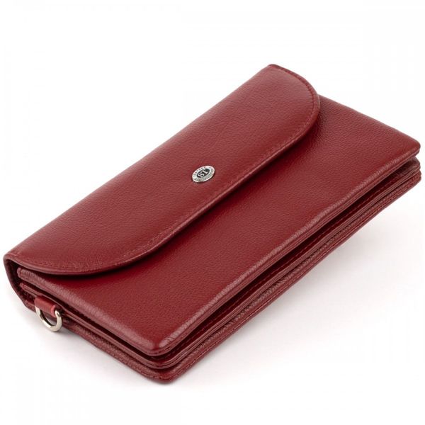

Женский кожаный кошелек ST Leather 19318 Бордовый