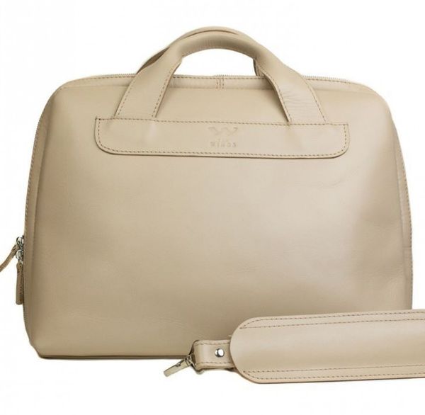 

Кожаная женская сумка Attache Briefcase бежевый TW-ATTACHE-BRIEFCASE-BEIGE-KSR