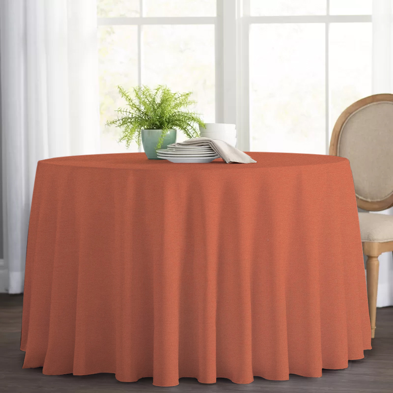 

Круглая cкатерть Time Textile Kanzas Terracotta Коралл TT129323 Ø280