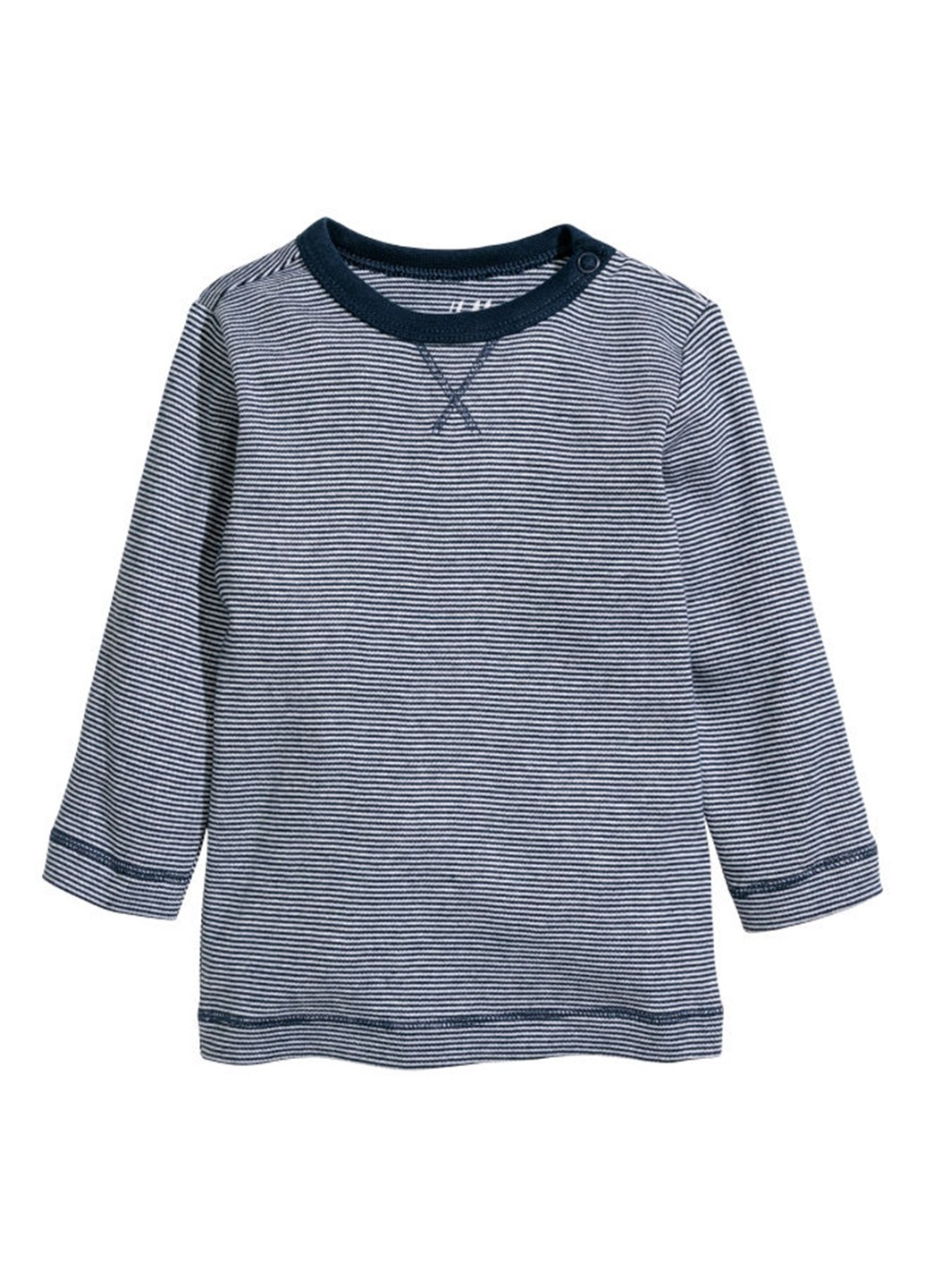 

Лонгслив H&M KEL44110797 0-1 мес (50 см.) синий с белым