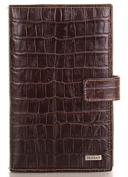 

Мужская кожаная визитница DESISAN SHI209-19-brown