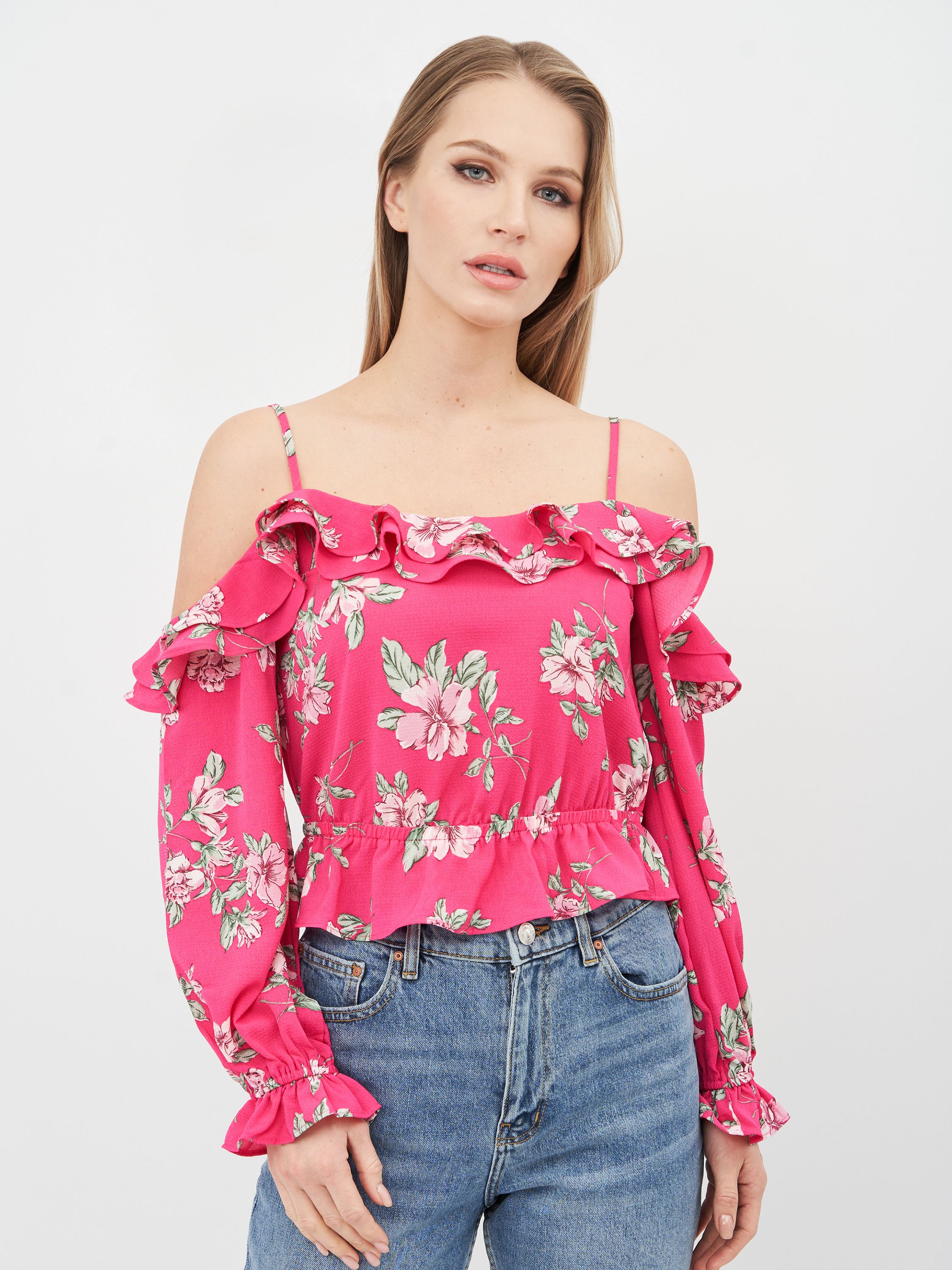 

Топ H&M 8606461sm  Ярко-розовый, Топ H&M 8606461sm 36 Ярко-розовый