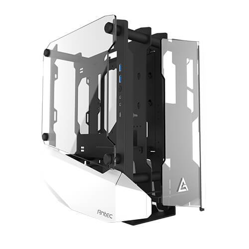 

Корпус Antec STRIKER Aluminium Open-Frame, MiniT,ITX, 2*USB3.0 ,USB3.1TypeC,стекло(бок.)без БП,белый