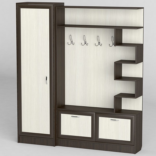 

Прихожая Тиса 24 Венге + Дуб молочный