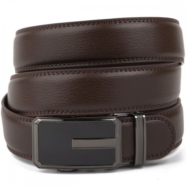

Мужской кожаный ремень Vintage 20308 Коричневый