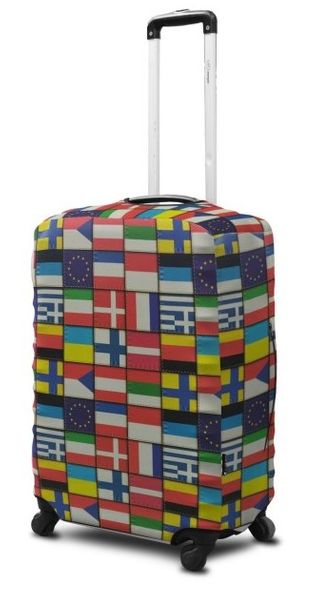 

Защитный чехол для чемодана Coverbag неопрен Флаги мира M