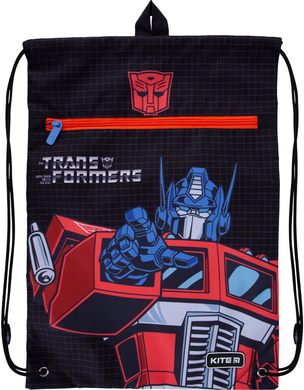 

Сумка для обуви с карманом Kite Education Transformers 46x33 см (TF21-601M)