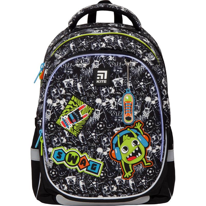 

Рюкзак Kite Education Swag (K21-700M-1 LED) 830 г 38x28x16 см 18 л черный, белый