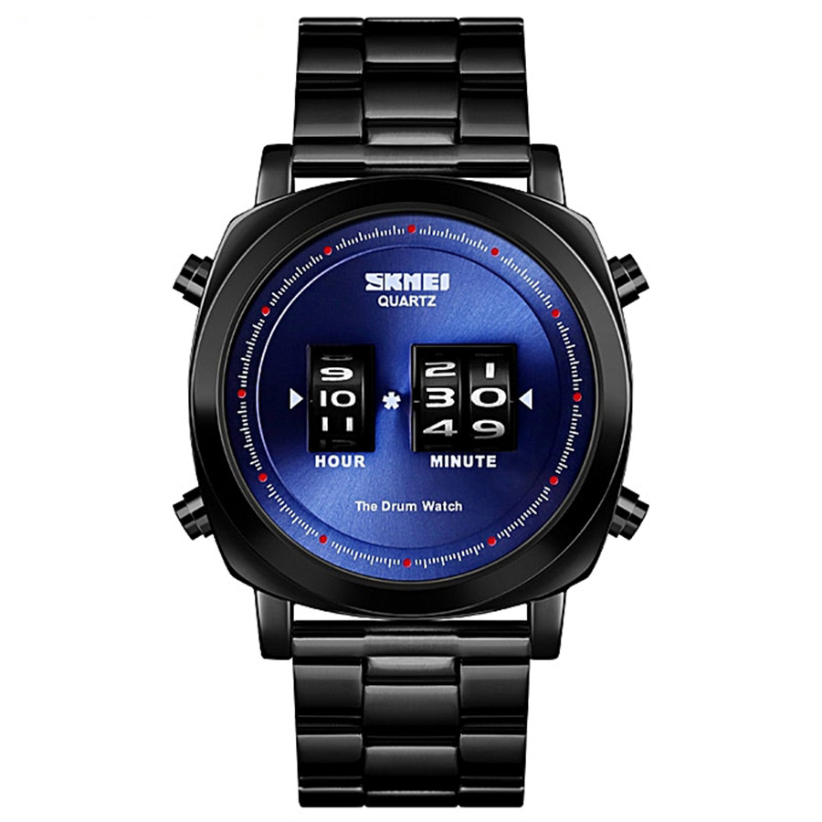 

Мужские часы Skmei The Drum watch Черные (3634)