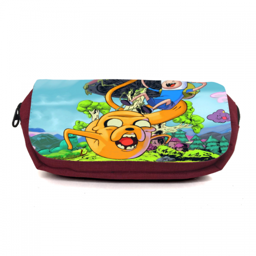 

Школьный пенал Время приключений органайзер универсальный (Adventure time-006-red) красный