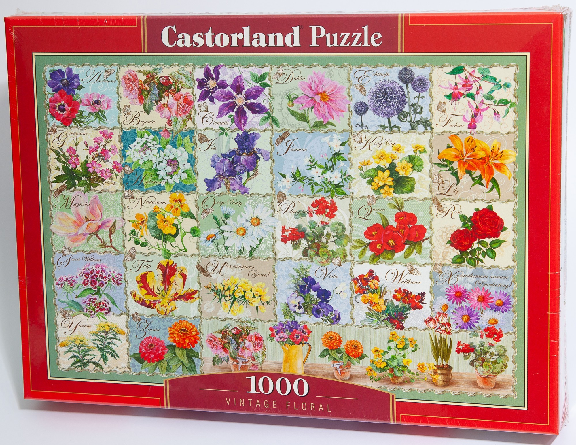 

Пазл Castorland Вінтажні квіти 1000 елементів