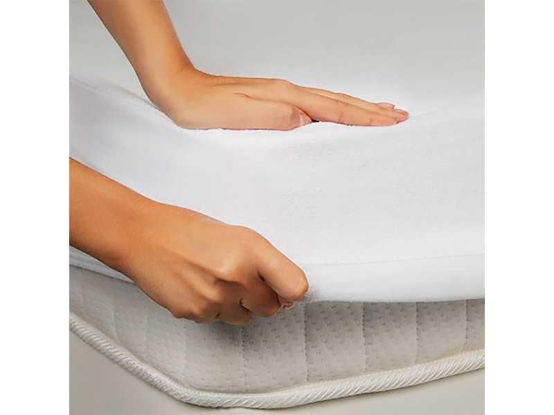 

Наматрасник-простынь Leleka-textile Антивода с бортами 160*200 махровая