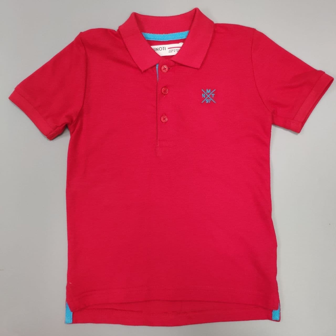 

Поло для мальчика с коротким рукавом Minoti 1POLO9 92р. Красный