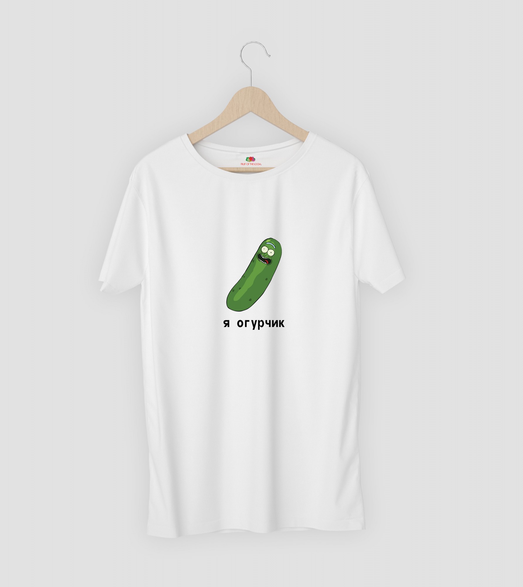 

Футболка с принтом Fruit of the loom Я огурчик от Точка белая Женская, Футболка с принтом Fruit of the loom Я огурчик от Точка белая Женская XL