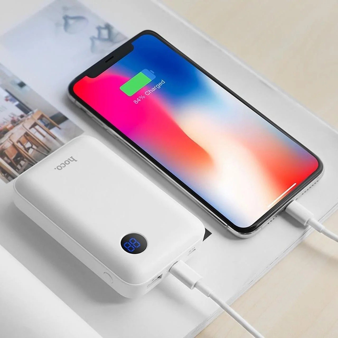 

Павербанк Hoco 18W 10000 мАч Power Delivery/Quick Charge 3.0