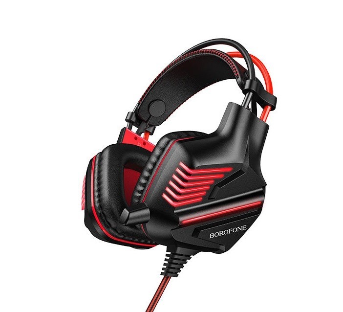 

Игровые наушники Borofone Racing Black-red