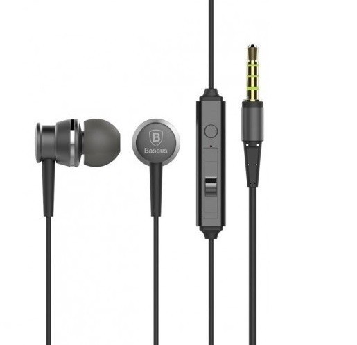 

Наушники Baseus Lark series 3.5 mm с микрофоном black