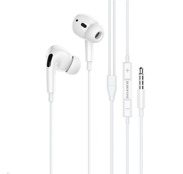 

Наушники Borofone BM53 3.5 mm с микрофоном white