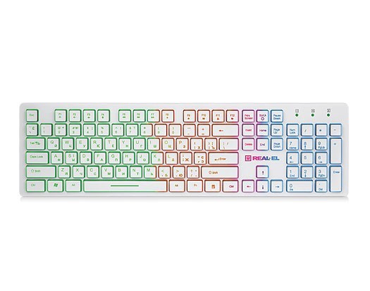 

Клавиатура REAL-EL Comfort 7070 White
