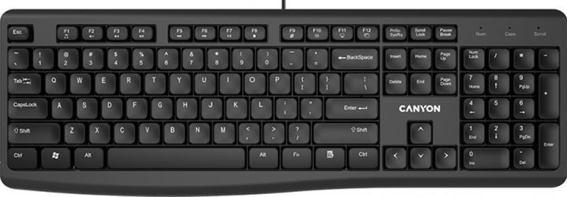 

Клавиатура Canyon CNE-CKEY5-RU Black