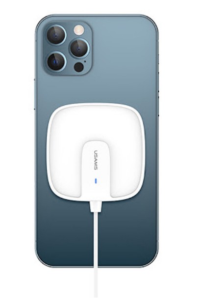 

БЗУ Usams US-CD159 W1, 15W (магнитный) white