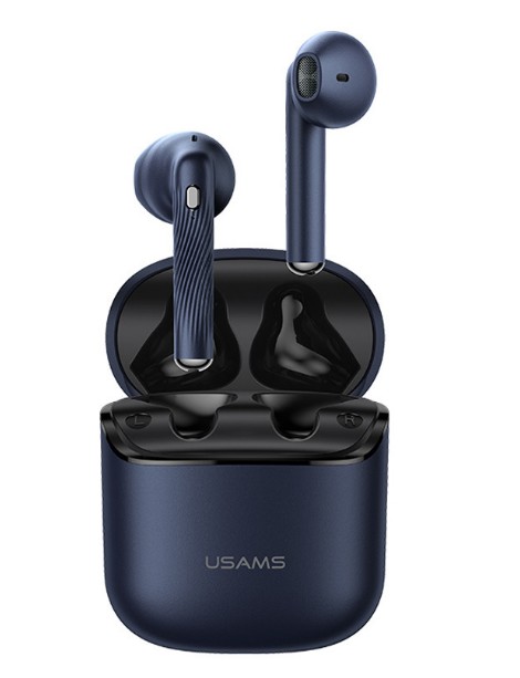 

Беспроводные TWS наушники Usams-SY02 BT 5.0 blue