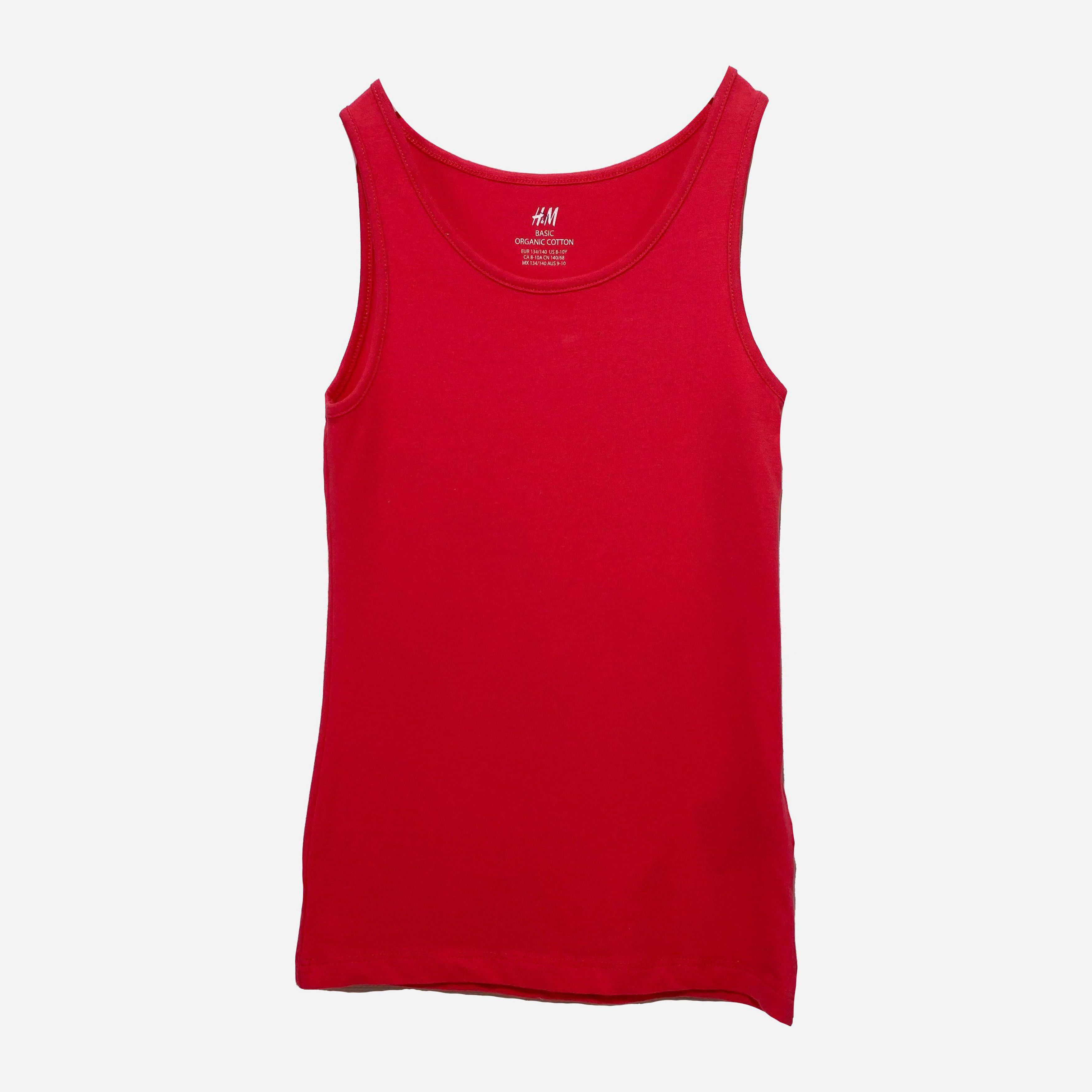 

Майка H&M HOM92364 134-140 см Коралловая