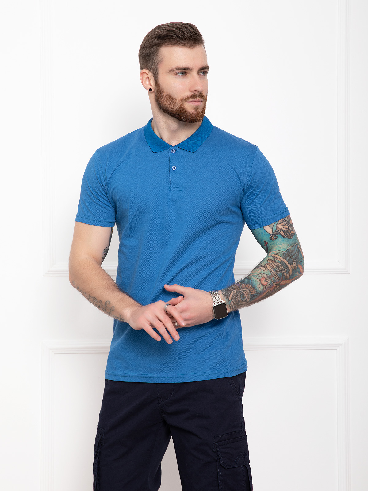 

Поло ISSA PLUS GN4-41 M Синее