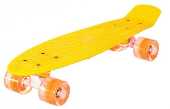 

Скейт Пенни борд Penny board Profi METR+ для детей и подростков Желтый RL MS 0848-5