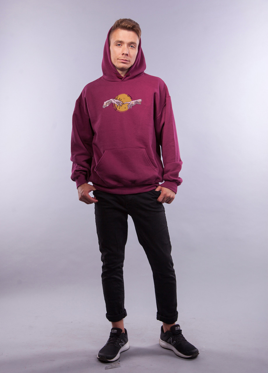 

Толстовка бордовая LOYS "Loys Hands" XXL