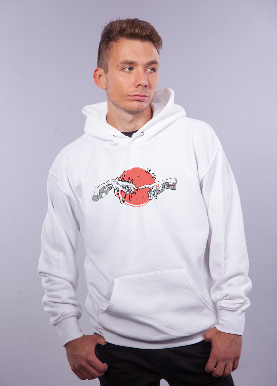 

Толстовка белая LOYS "Loys Hands" XXL