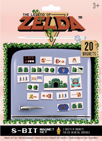 

Магниты Legend of Zelda Retro Magnets (20шт)