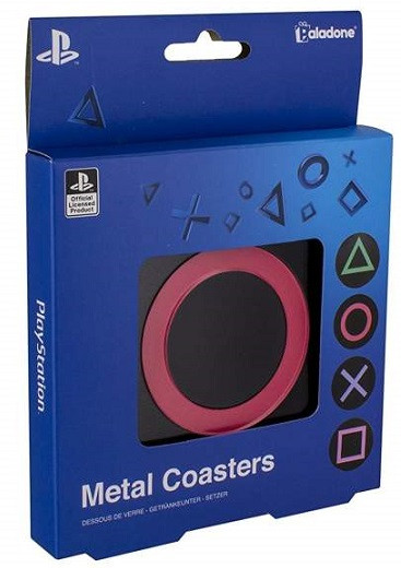 

Подстаканники металлические PlayStation Metal Coasters (Paladone)