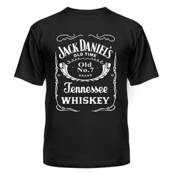 

Футболка мужская хлопок Sprintom с принтом (Jack Daniels) XL, черная