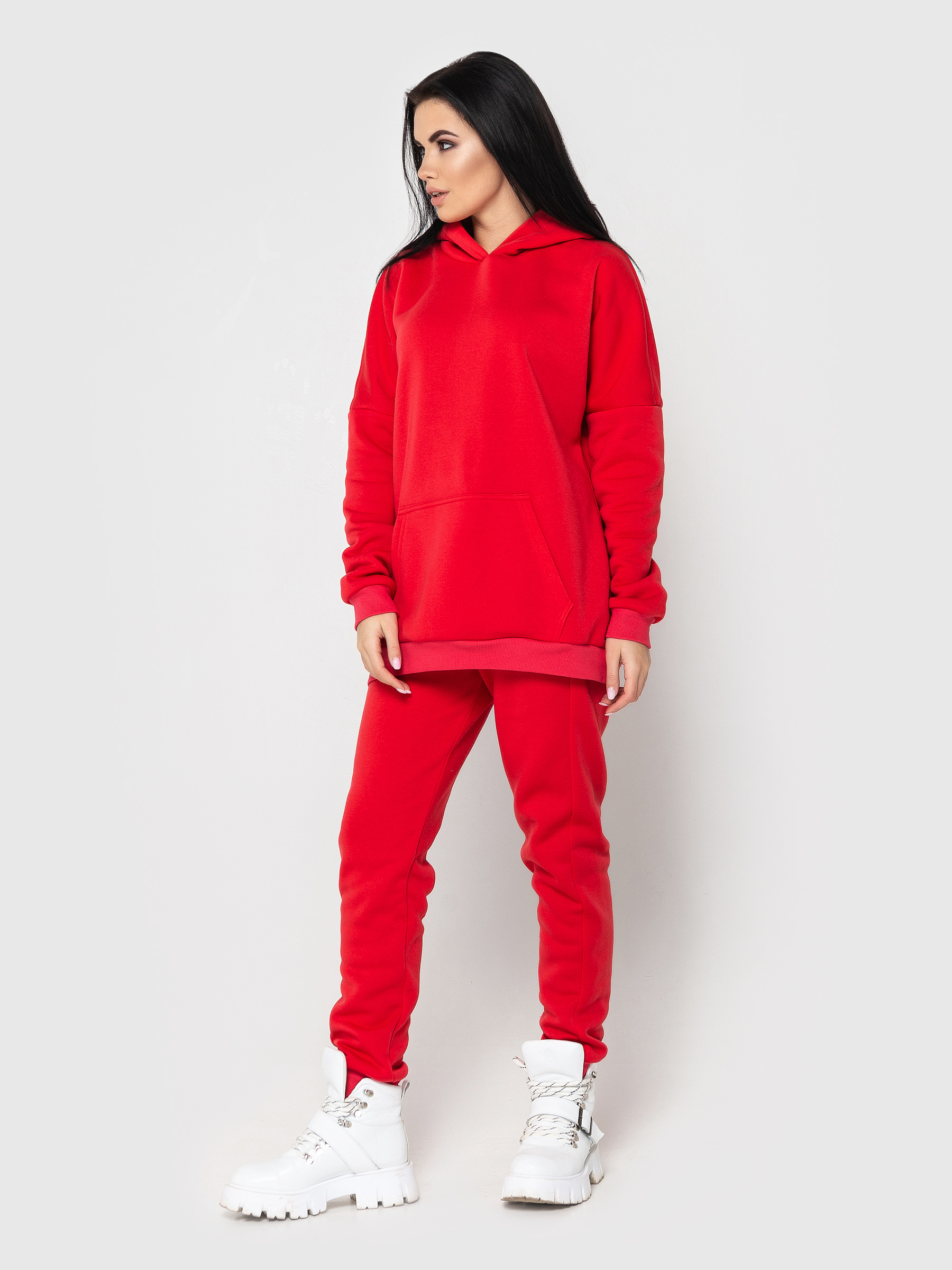 

Спортивный костюм Verve's street1120red L/XL Красный на флисе