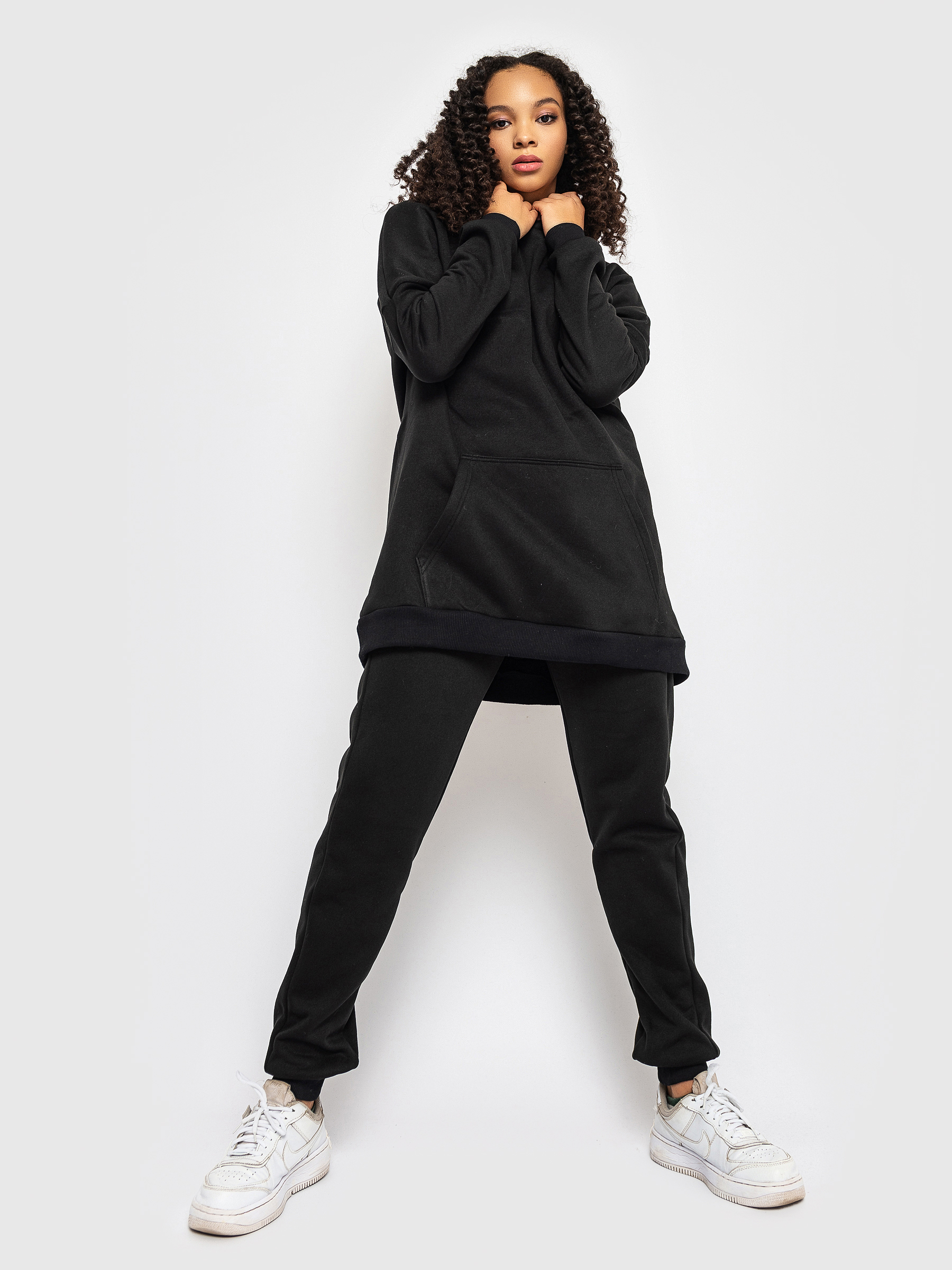 

Спортивный костюм Verve's street1120black L/XL Черный на флисе