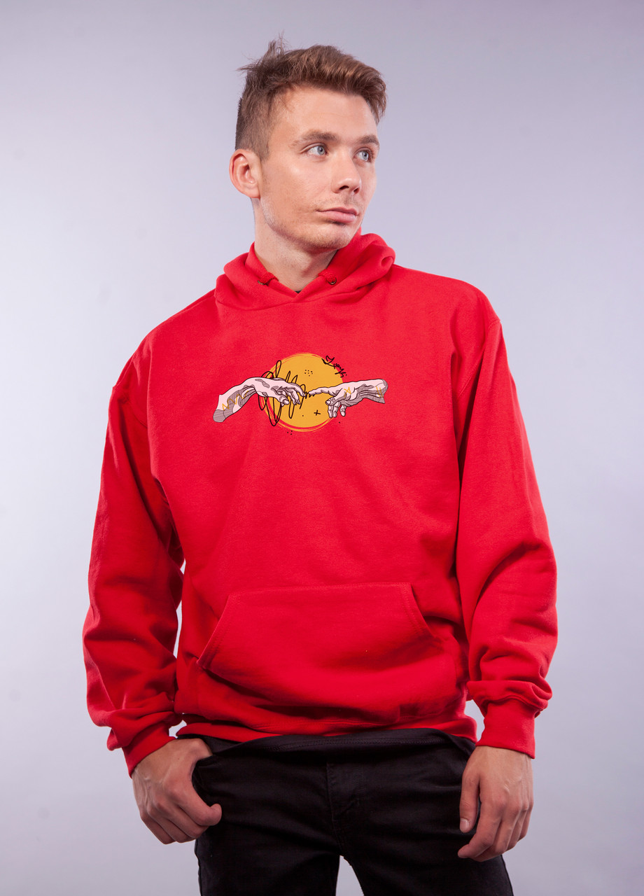 

Толстовка красная LOYS "Loys Hands" XXL