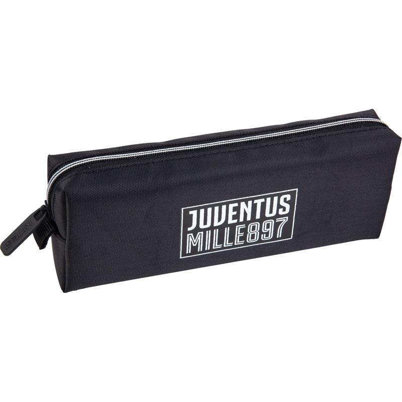 

Пенал мягкий школьный без наполнения Kite FC Juventus 1 отделение Черный (JV21-642)